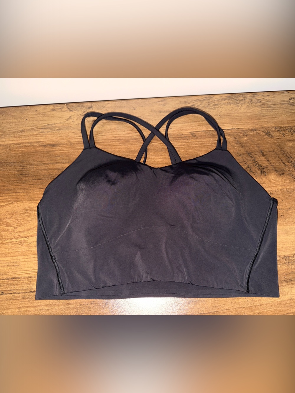 Lululemon longline Black Strappy Women’s Bra